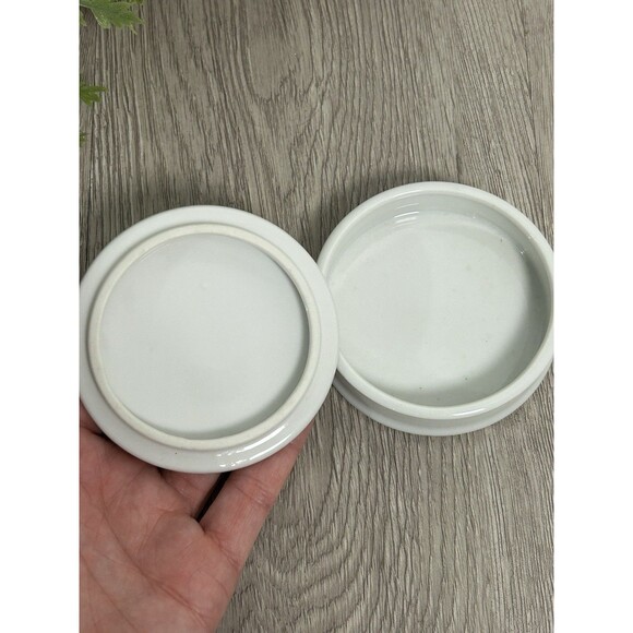 Vintage 1980s Teddy Bears Porcelain Trinket Dish Container Japan - Picture 2 of 6